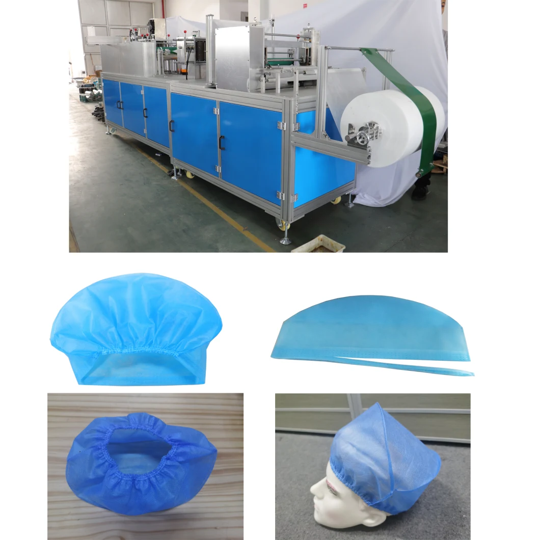 El tipo automático casquillos de la aleación de aluminio del doctor Cap Machine Meidcal cubre la máquina no tejida