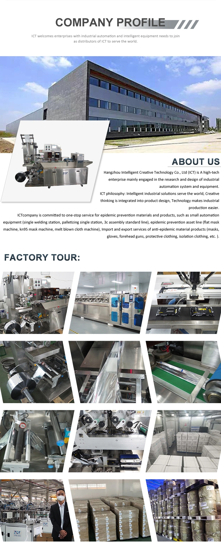 370 paquetes Min Wet Wipes Packing Machine 6
