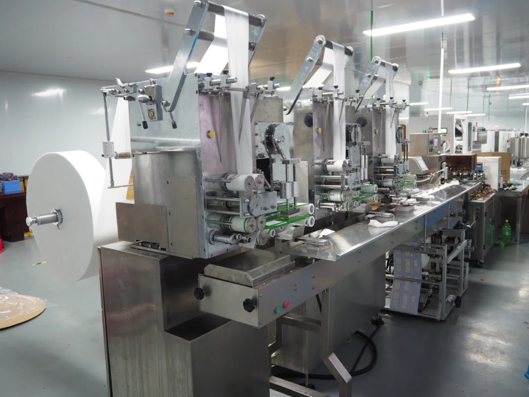 Empaquetadora de fabricación y del trapo mojado de la pieza única automática llena de la eficacia alta de las ventas directas de la fábrica
