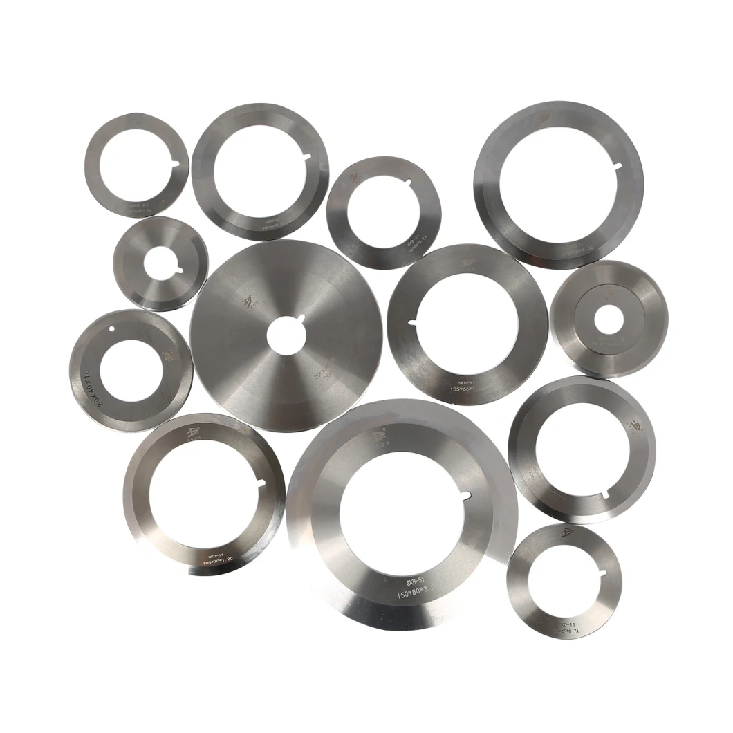 Cuchillas redondas industriales para cortar el papel de aluminio de cobre
