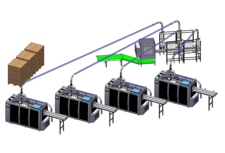Empaquetadora disponible automática llena de la taza plástica/de papel