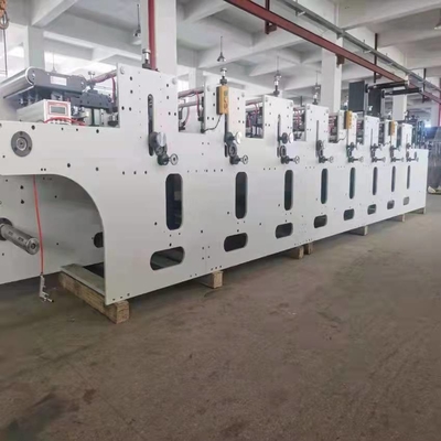 Impresora de alta velocidad de Flexo para Rolls con la velocidad 10m/min-80m/min, impresora de alta velocidad de 40KW Flexo 50-520m m