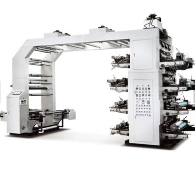 La impresora de Flexo de la alta precisión para la bolsa de papel Printing#8 colorea el color de papel 10-120m/Min de la impresora de Flexo 4