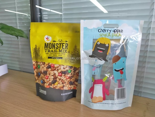 Bolsa de papel de aislamiento plástica de 4 lados que hace bolsa de la cremallera de la máquina Doypack Ziplock