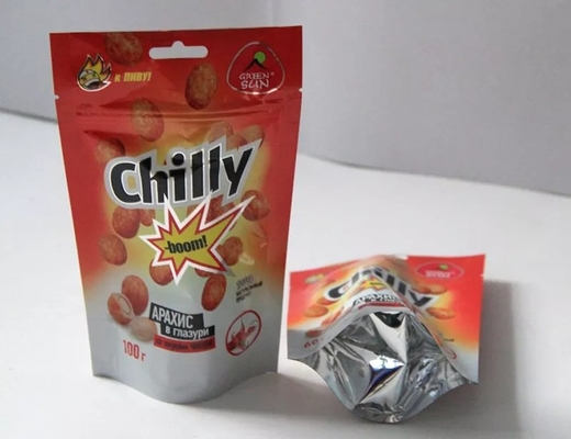 Bolsa de papel de aislamiento plástica de 4 lados que hace bolsa de la cremallera de la máquina Doypack Ziplock