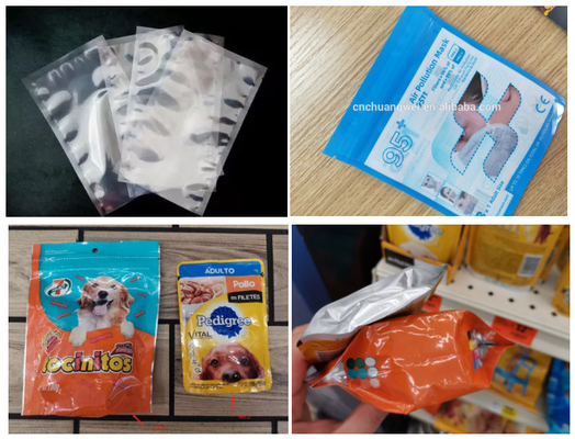 Bolso que hace compras de papel de alta velocidad que hace la máquina con la manija plana PE, bolsa de papel de la comida del HDPE que hace la máquina