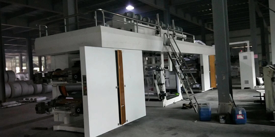 La mini impresora de la etiqueta del ci Flexo 15kw 6 colorea el tambor central