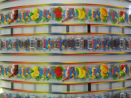 La mini impresora de la etiqueta del ci Flexo 15kw 6 colorea el tambor central
