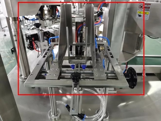Relleno rotatorio del nitrógeno de la microonda de la empaquetadora de lacre de la bolsa de papel de la bolsa de las palomitas 2000kg