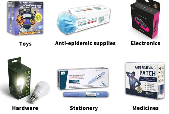 Empaquetadora automática de cajas de cartón Bolsas de granos para productos de salud para el cuidado de la piel