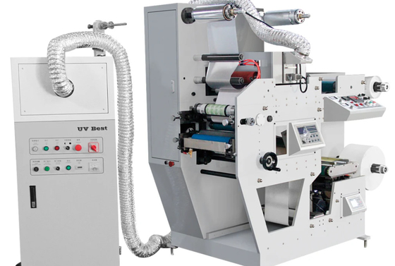 Papel de rollo 50HZ de la impresora flexográfica de la etiqueta de la etiqueta engomada de Haijing 1color