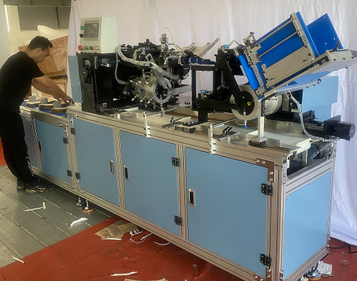 Empuñadura para fabricar bolsas de papel planas automáticas de la máquina pegadora Combi Lazo de metal