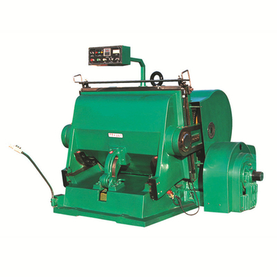 Máquina plana 1600Model 11KW de la muesca de la prensa del cartón de cortar Andindentation con tintas