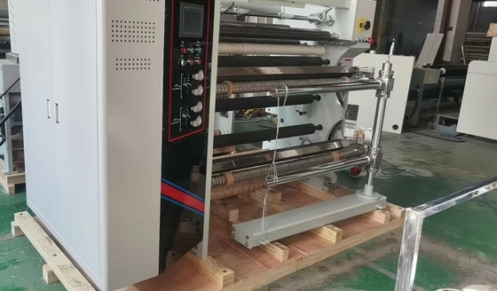 HJ-C2000-III Rewinder que raja con los componentes del PLC para el diámetro y 450m/Min Speed de 600m m