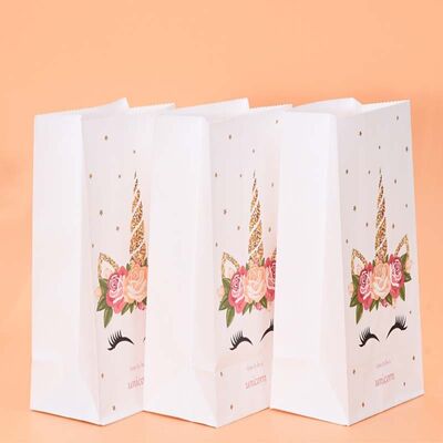 Máquina automática para fabricar bolsas de papel para compras con unidad de impresión flexográfica opcional compatible con materiales de película PE HDPE LDPE