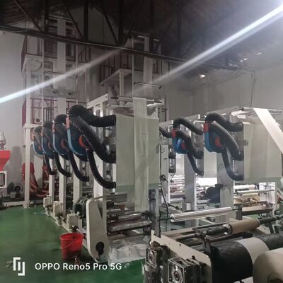 Diámetro del tornillo 55mm 2 o 65mm 2mm máquina extrusora de película potencia total 11-21kw capacidad de extrusión 100 a 500 kg h para la extrusión de película de plástico