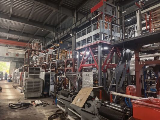 Sistema de control de pantalla táctil PLC Equipo de extrusión de película de polietileno con cabeza de matriz de 80-180 mm