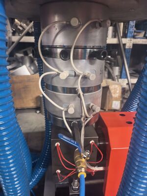Sistema de control de pantalla táctil PLC Equipo de extrusión de película de polietileno con cabeza de matriz de 80-180 mm