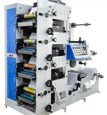 Impresora de papel de alta velocidad con 2-8 colores de papel de alta velocidad de la impresora de Colors# Flexo 120m/Min 1-9