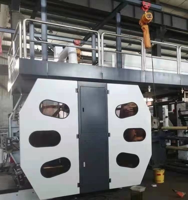 Seis impresoras centrales económica de Flexo del tambor del color con el SERVO QUE RAJA CORTADO con tintas ULTRAVIOLETA de 6 colores para la etiqueta auto de la etiqueta engomada