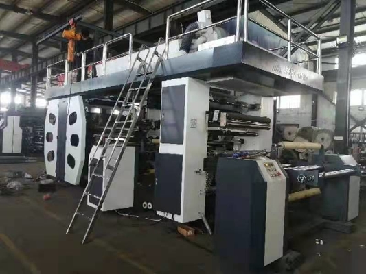 Impresora de alta velocidad de Flexo para la película de papel, plástica, impresora no tejida de la anchura de impresión de Fabric# 600-2000m m 8-Color Flexo