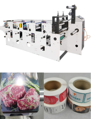 Impresora de alta velocidad de Flexo para Rolls con la velocidad 10m/min-80m/min, impresora de alta velocidad de 40KW Flexo 50-520m m