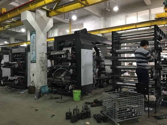 Impresora de alta velocidad de Flexo para la película de papel, plástica, impresora no tejida de la anchura de impresión de Fabric# 600-2000m m 8-Color Flexo