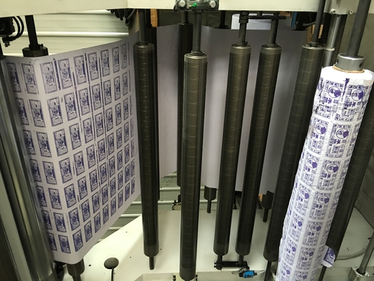 8 tambor central de Flexo del color del color plástico de la impresora 6