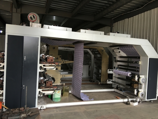 Ci de alta velocidad de Flexo del color de la impresora 4000kg 6 para la película