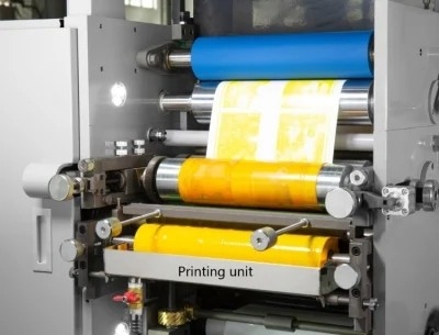 Rollo a la impresora de Flexo de la taza de papel de rollo