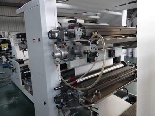 Máquina plana completamente automática 200-300m m de la bolsa de papel de la manija