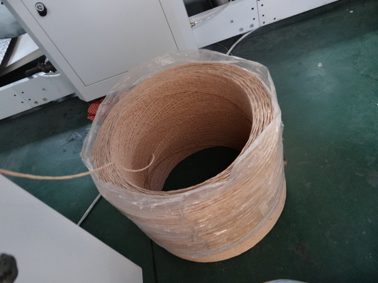 Cuerda de la bolsa de papel de Kraft que hace la máquina para la manija de la cuerda de la bolsa de papel de 25-60 G/M Paper#220V que hace máquina 20-80 PC/minuto