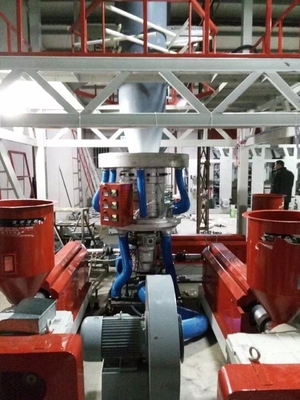 Máquina del extrusor de la película del LDPE tres extrusor plástico de ABA Film CO del HDPE de la capa