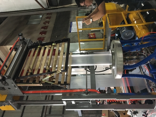 Máquina del extrusor de la película del LDPE tres extrusor plástico de ABA Film CO del HDPE de la capa