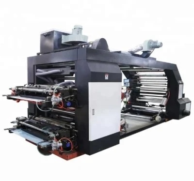 La impresora de Flexo de la alta precisión para la bolsa de papel Printing#8 colorea el color de papel 10-120m/Min de la impresora de Flexo 4