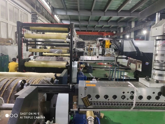 Máquina que lamina de la película de papel automática llena