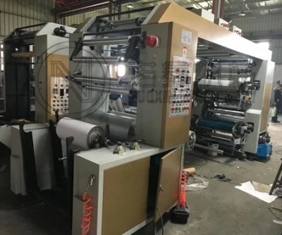 Impresora de nylon no tejida de Flexo del bolso para la caja de la cartulina, de la lona y del cartón, 10~150m/min, velocidad de impresión 1500-3500p/h