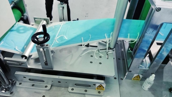 tela no tejida automática de la máquina KN95 380V de la máscara 20KHz