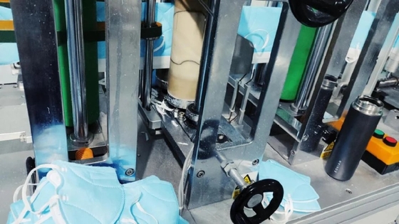 tela no tejida automática de la máquina KN95 380V de la máscara 20KHz