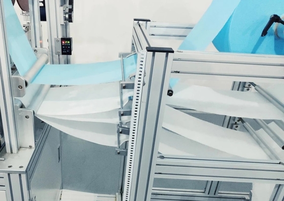 tela no tejida automática de la máquina KN95 380V de la máscara 20KHz