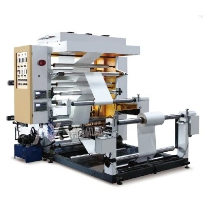 Impresora de Flexo de la hoja de Alumnium de 4 colores, 200m/min de alta velocidad, impresora del bolso de la harina del flexo de 4 colores/papel de nylon