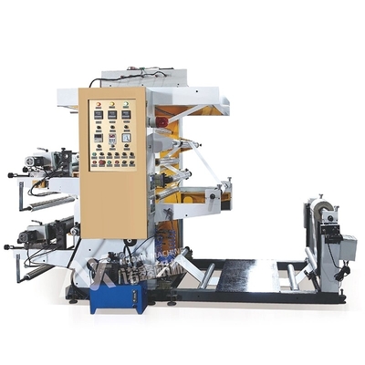 Impresora de Flexo de la hoja de Alumnium de 4 colores, 200m/min de alta velocidad, impresora del bolso de la harina del flexo de 4 colores/papel de nylon
