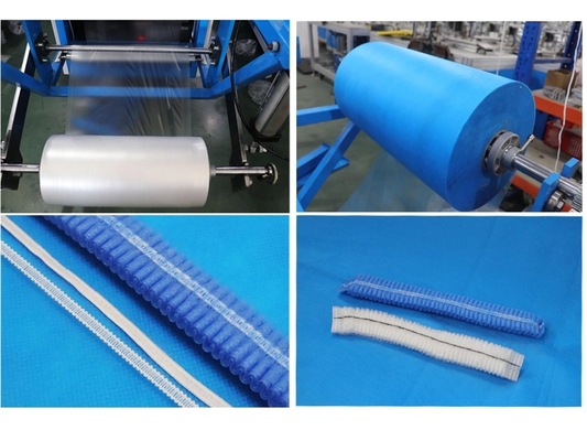 180-210 máquina de Min Disposable Surgical Gown Making de las PC, casquillo Bouffant disponible que hace la máquina