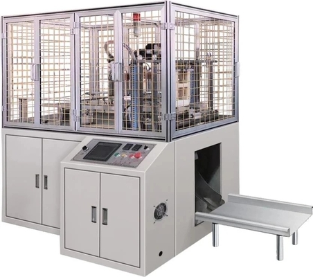 Completamente Auotmatic Carry Bag Making Machine de papel 380V, máquina de papel de la fabricación de cajas del almuerzo 220V