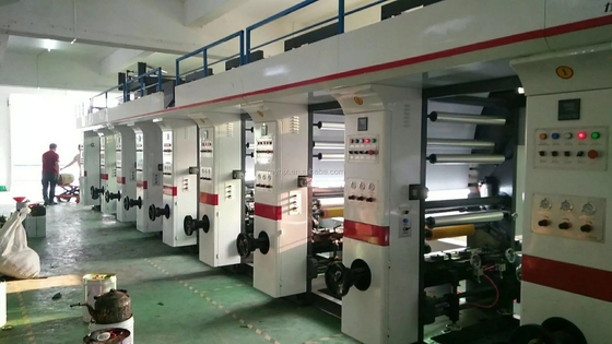 Multicolor automático de alta velocidad de la impresora del rotograbado de BOPP