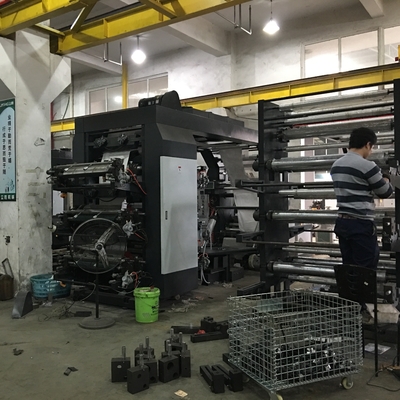 Ci de alta velocidad de Flexo del color de la impresora 4000kg 6 para la película