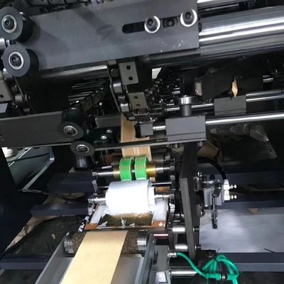 Bolsa de papel de alta velocidad de Kraft que hace máquina 300 PC/la manija de papel mínima, torcida de la cuerda haciendo la máquina