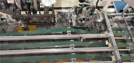 Bolso tejido integrado del corte frío del bolsillo de la válvula de la máquina de la costura automática