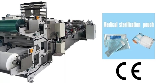 Bolso de papel médico disponible de la bolsa que hace la autoclave de la máquina autoadhesiva